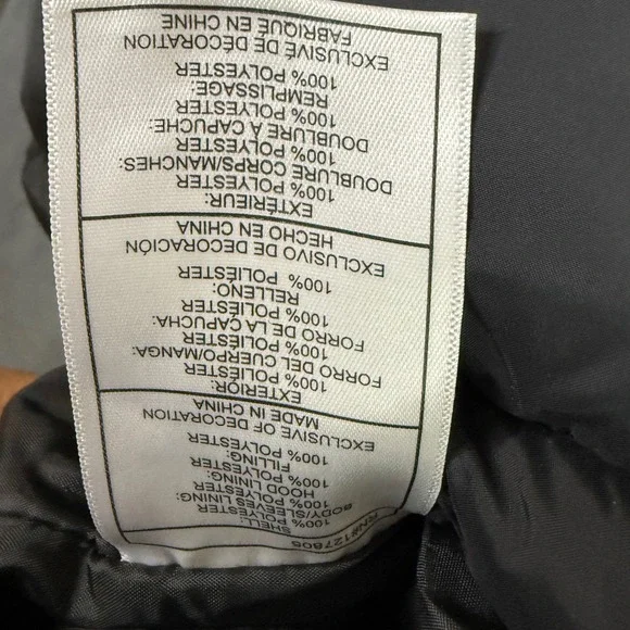 Reebok Men's Black Puffer Jacket Winter Insulated Size 3XL 3TG no hoodie - Picture 4 of 6